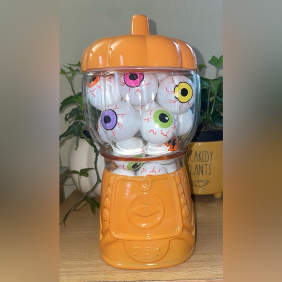 Target Pumpkin Gumball Machine with Eyeballs. - Picture 13 of 15